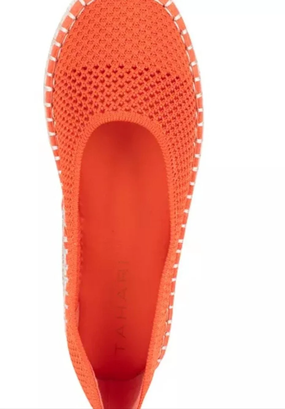 Tahari Juniper Slip-On Espadrille Flats- Poppy